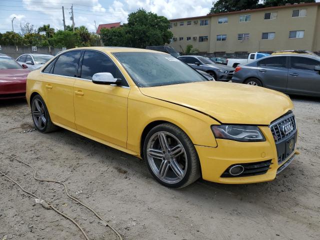 WAUBGAFL0BA161468 - 2011 AUDI S4 PREMIUM PLUS YELLOW photo 4