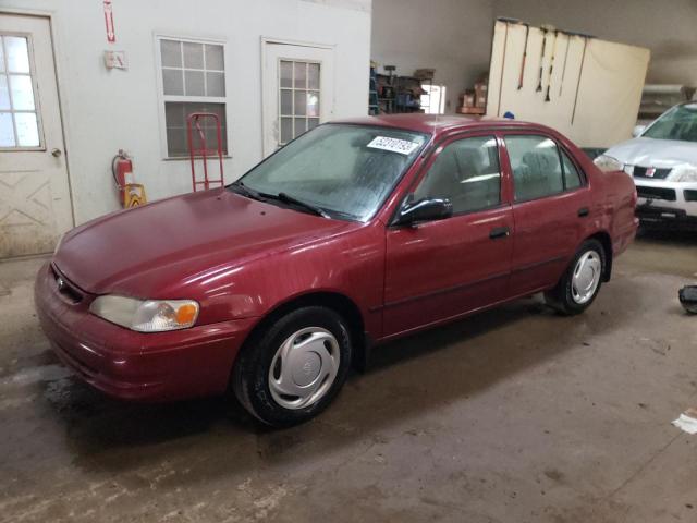 2T1BR12E4YC789025 - 2000 TOYOTA COROLLA VE RED photo 1