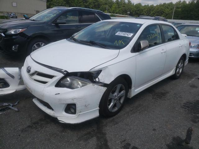 2T1BU4EEXBC737479 - 2011 TOYOTA COROLLA BASE WHITE photo 2