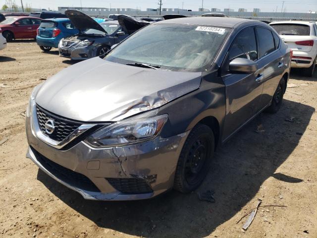 3N1AB7AP3HY286675 - 2017 NISSAN SENTRA S GRAY photo 1