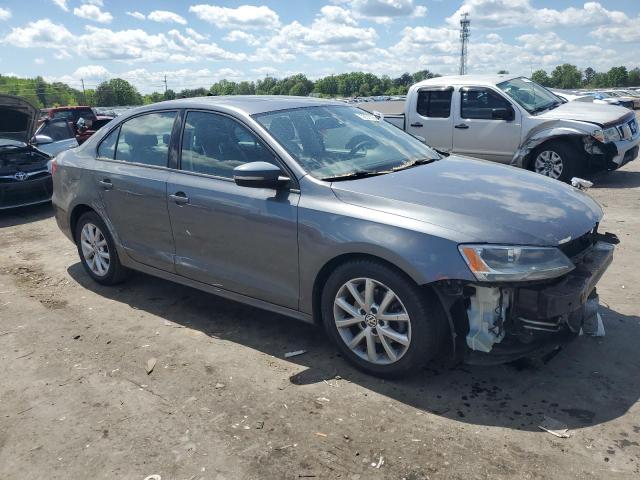 3VWDP7AJ6CM349336 - 2012 VOLKSWAGEN JETTA SE GRAY photo 4