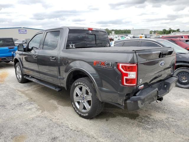 1FTEW1EPXKKF26840 - 2019 FORD F150 SUPERCREW GRAY photo 2