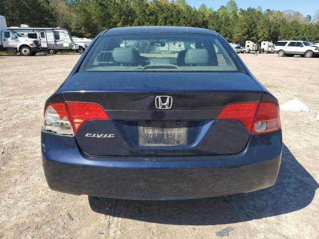 2HGFA16908H515558 - 2008 HONDA CIVIC EXL BLUE photo 6