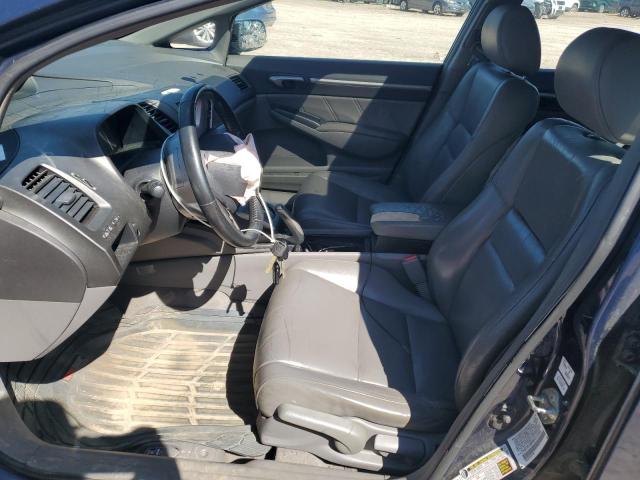 2HGFA16908H515558 - 2008 HONDA CIVIC EXL BLUE photo 7