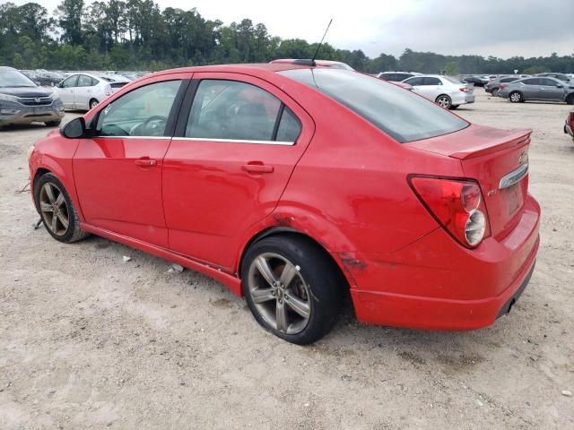 1G1JG5SBXF4138425 - 2015 CHEVROLET SONIC RS RED photo 2