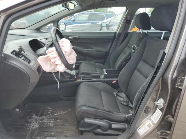 19XFA1F62AE033308 - 2010 HONDA CIVIC LX-S Gris photo 7