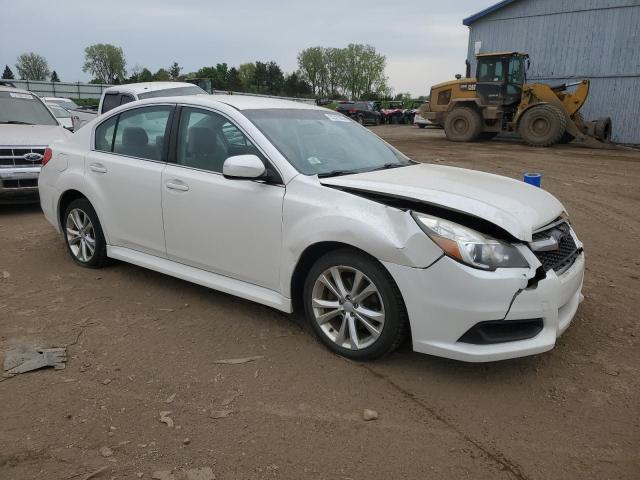 4S3BMCC68D3005840 - 2013 SUBARU LEGACY 2.5I PREMIUM WHITE photo 4