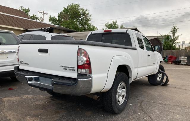 5TETU4GN7AZ723131 - 2010 TOYOTA TACOMA PRERUNNER ACCESS CAB WHITE photo 4