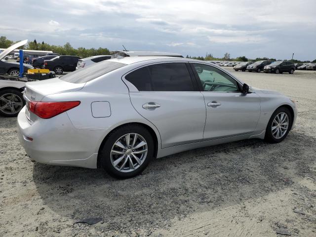 JN1BV7AP2EM686687 - 2014 INFINITI Q50 BASE SILVER photo 3