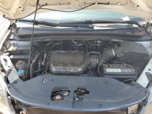 5FNRL38498B101543 - 2008 HONDA ODYSSEY EX WHITE photo 12