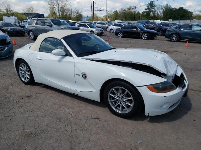 4USBT33544LS53362 - 2004 BMW Z4 2.5 WHITE photo 4