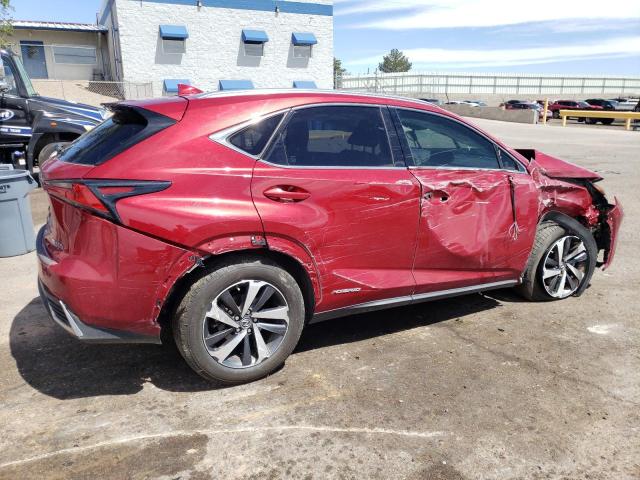 JTJGJRDZ2L2129615 - 2020 LEXUS NX 300H MAROON photo 3