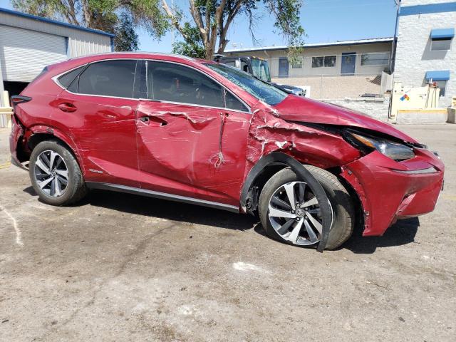 JTJGJRDZ2L2129615 - 2020 LEXUS NX 300H MAROON photo 4