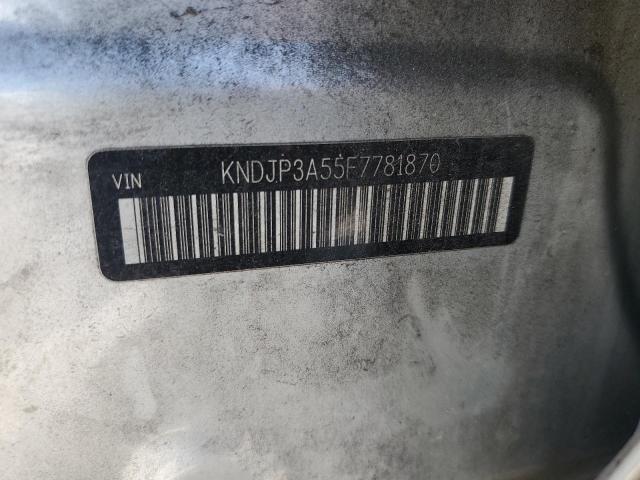 KNDJP3A55F7781870 - 2015 KIA SOUL + SILVER photo 13