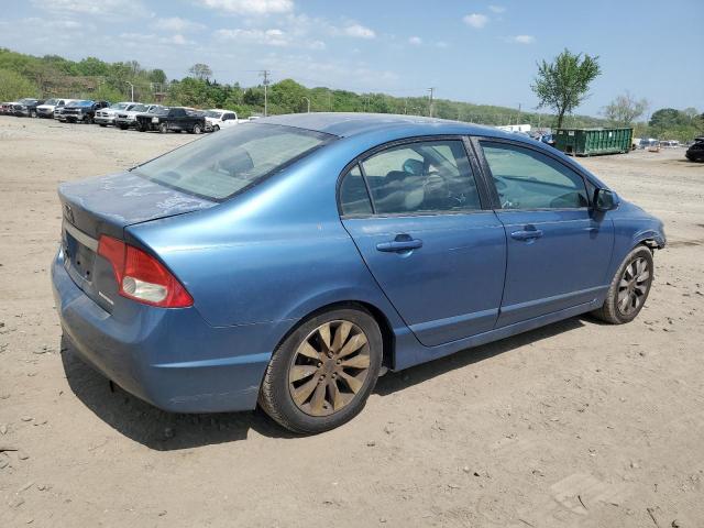 2HGFA1F93BH515934 - 2011 HONDA CIVIC EXL BLUE photo 3