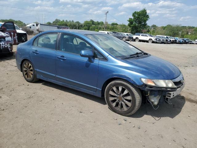 2HGFA1F93BH515934 - 2011 HONDA CIVIC EXL BLUE photo 4