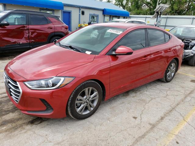 5NPD84LF7JH386311 - 2018 HYUNDAI ELANTRA SEL RED photo 1