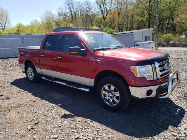 1FTPW14V69FA19543 - 2009 FORD F150 SUPERCREW RED photo 4