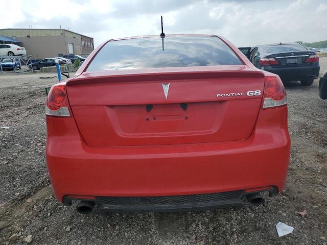 6G2ER57799L193988 - 2009 PONTIAC G8 RED photo 6