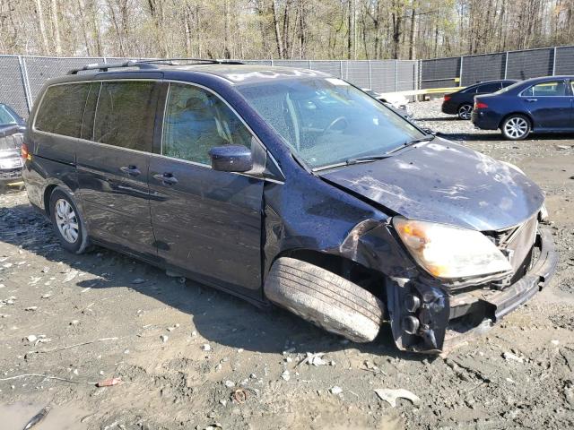 5FNRL3H77AB007984 - 2010 HONDA ODYSSEY EXL BLUE photo 4