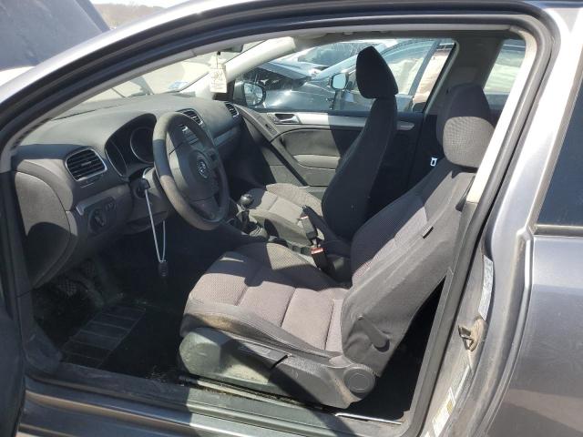 WVWAA7AJ6BW036972 - 2011 VOLKSWAGEN GOLF GRAY photo 7