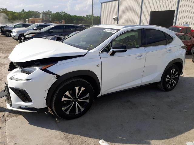 JTJBARBZ1K2194953 - 2019 LEXUS NX 300 BASE Biały zdjęcie 1