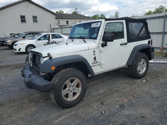 1C4GJWAGXGL106071 - 2016 JEEP WRANGLER SPORT WHITE photo 1