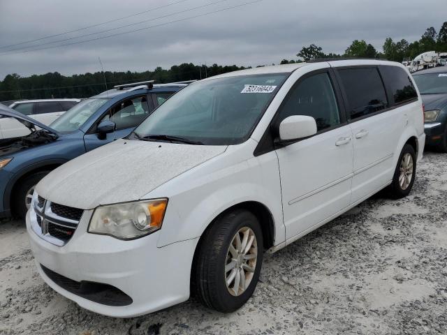 2C4RDGCG3ER253369 - 2014 DODGE CARAVAN SXT WHITE photo 1