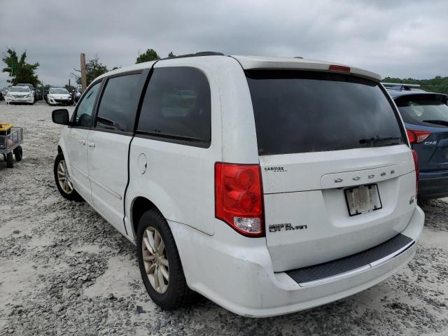 2C4RDGCG3ER253369 - 2014 DODGE CARAVAN SXT WHITE photo 2