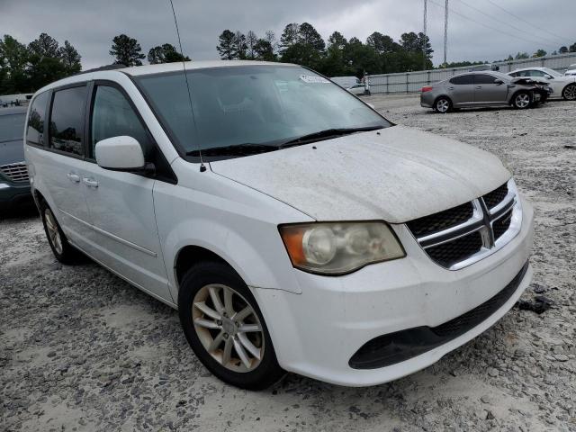 2C4RDGCG3ER253369 - 2014 DODGE CARAVAN SXT WHITE photo 4