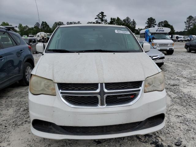 2C4RDGCG3ER253369 - 2014 DODGE CARAVAN SXT WHITE photo 5