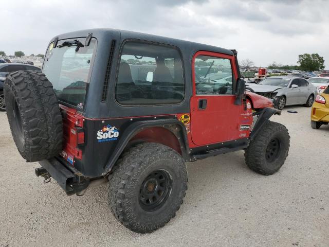 1J4FY19S0WP743104 - 1998 JEEP WRANGLER / SPORT RED photo 3