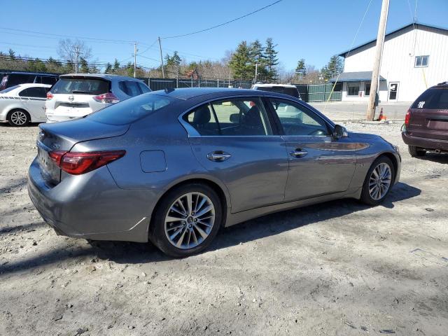 JN1EV7AR7JM431705 - 2018 INFINITI Q50 LUXE GRAY photo 3