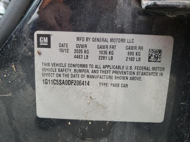 1G11C5SA0DF206414 - 2013 CHEVROLET MALIBU 1LT 灰色 照片 13