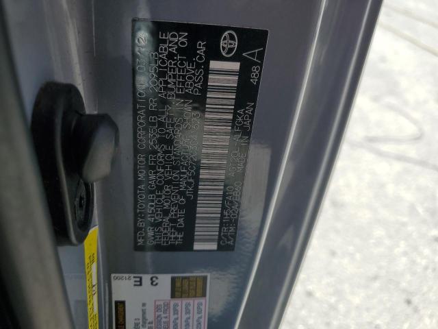 JTKJF5C72C3041623 - 2012 TOYOTA SCION TC 银色 照片 12