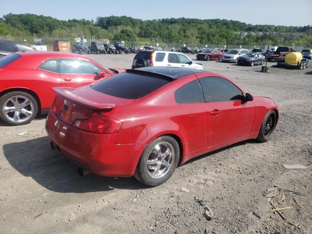 JNKCV54E23M211939 - 2003 INFINITI G35 RED photo 3