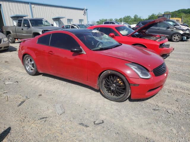 JNKCV54E23M211939 - 2003 INFINITI G35 RED photo 4