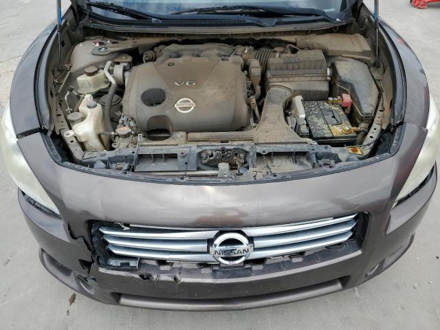 1N4AA5AP2CC822995 - 2012 NISSAN MAXIMA S BROWN photo 11