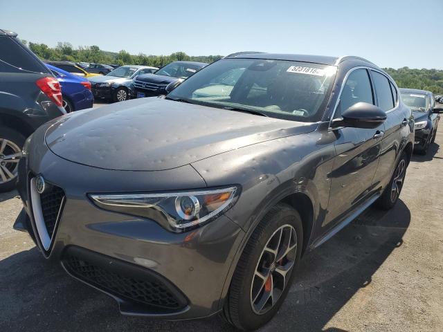 ZASPAKBN8L7C91852 - 2020 ALFA ROMEO STELVIO TI Сұр фото 1