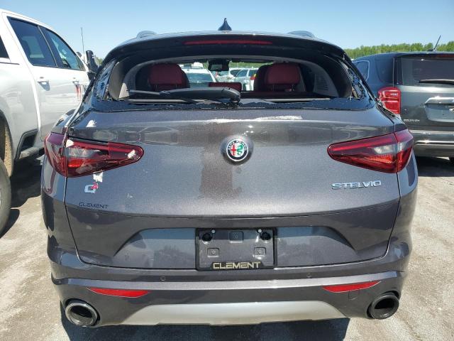 ZASPAKBN8L7C91852 - 2020 ALFA ROMEO STELVIO TI Сұр фото 6