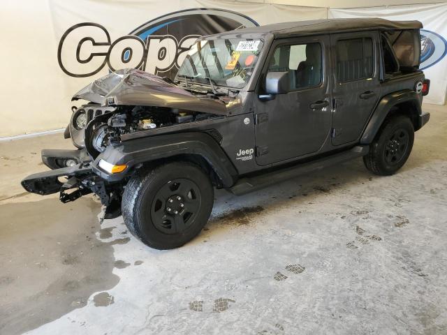 1C4HJXDG2KW684291 - 2019 JEEP WRANGLER U SPORT Сұр фото 1