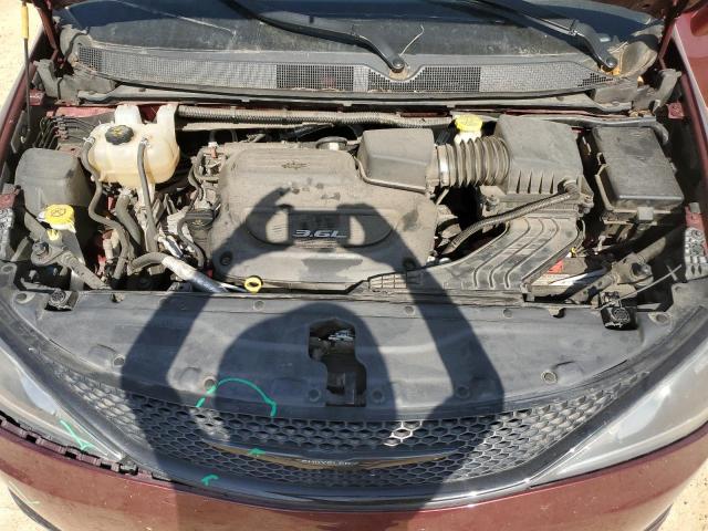 2C4RC1FG4JR228678 - 2018 CHRYSLER PACIFICA TOURING PLUS 勃艮第红 照片 12