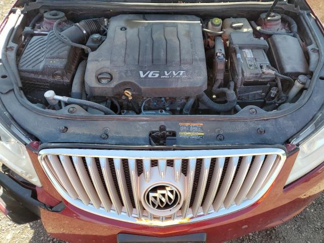 1G4GE5ED0BF195389 - 2011 BUICK LACROSSE CXS RED photo 11