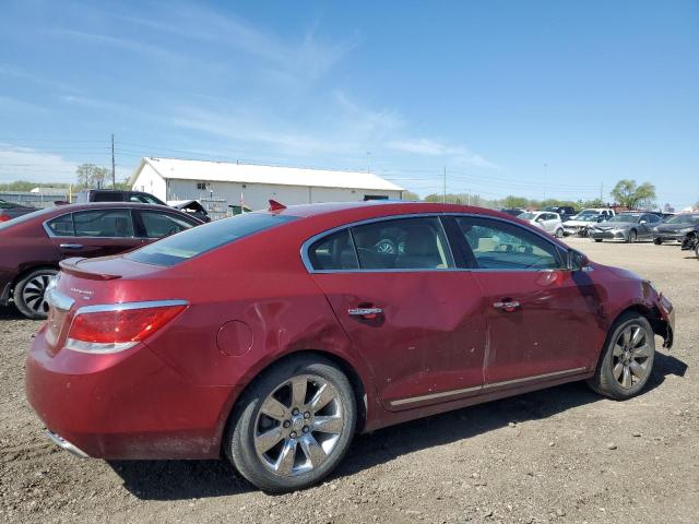 1G4GE5ED0BF195389 - 2011 BUICK LACROSSE CXS RED photo 3