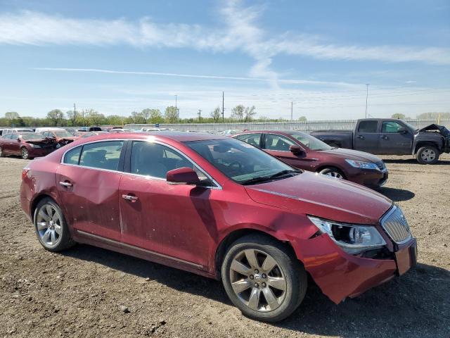 1G4GE5ED0BF195389 - 2011 BUICK LACROSSE CXS RED photo 4