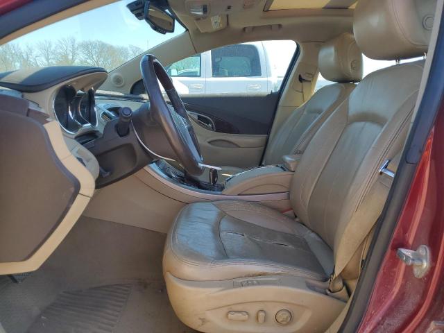 1G4GE5ED0BF195389 - 2011 BUICK LACROSSE CXS RED photo 7