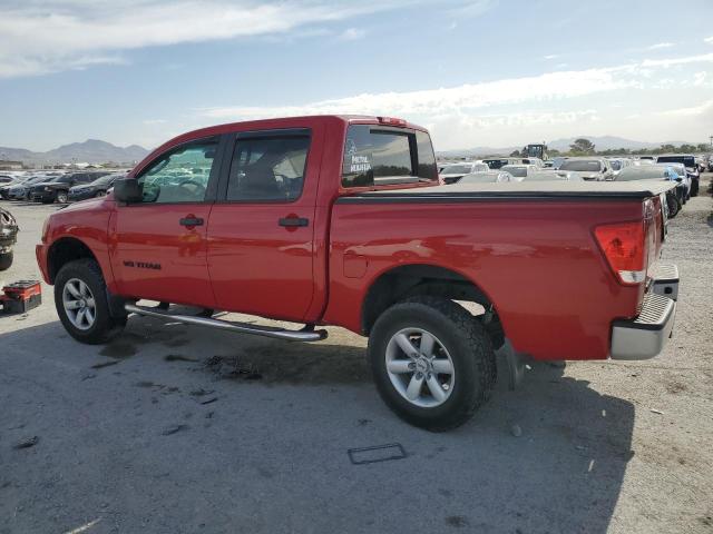 1N6BA0EJ6BN308168 - 2011 NISSAN TITAN S RED photo 2