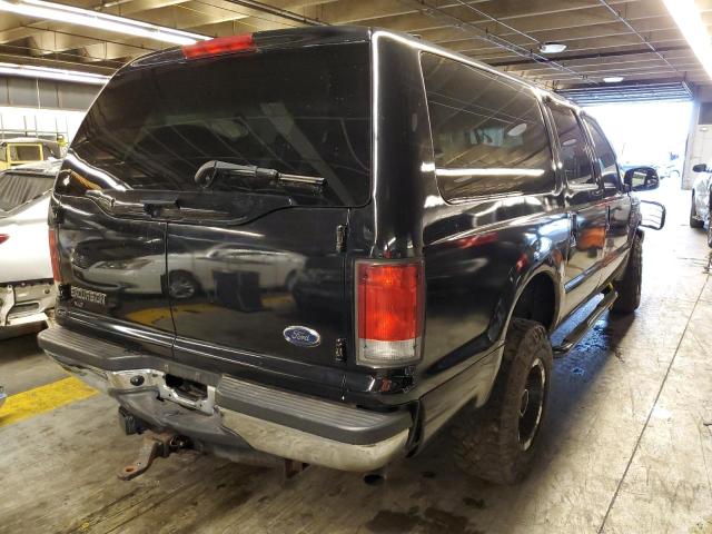 1FMNU41S21EB02532 - 2001 FORD EXCURSION XLT BLACK photo 4