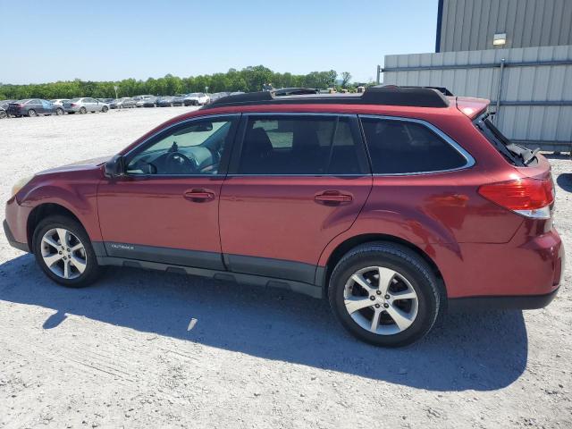 4S4BRBKC9D3284990 - 2013 SUBARU OUTBACK 2.5I LIMITED RED photo 2