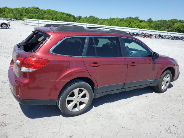 4S4BRBKC9D3284990 - 2013 SUBARU OUTBACK 2.5I LIMITED RED photo 3